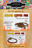 GOLDEN COPPER FIRE Brick Stitch Motif Super Duos Bracelet Band Pattern