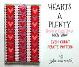 HEARTS A PLENTY Business Card Sleeve Pattern