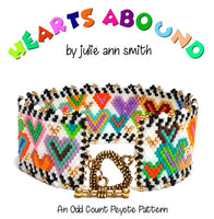 HEARTS ABOUND Bracelet Pattern