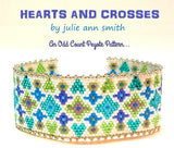 HEARTS AND CROSSES Bracelet Pattern