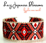 LACY JAPANESE BLOSSOMS Bracelet Pattern