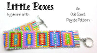LITTLE BOXES Bracelet Pattern