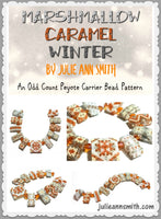 MARSHMALLOW CARAMEL WINTER Carrier Bead Patterns