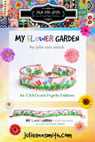 MY FLOWER GARDEN Skinny Mini Bracelet Pattern