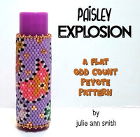 PAISLEY EXPLOSION Lip Balm Cover Pattern