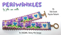 PERIWINKLES Skinny Mini Bracelet Pattern