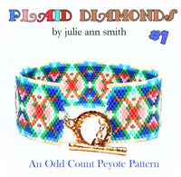 PLAID DIAMONDS Bracelet Pattern