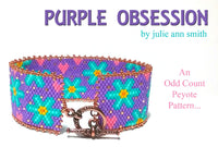 PURPLE OBSESSION Bracelet Pattern