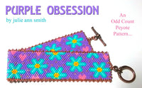 PURPLE OBSESSION Bracelet Pattern