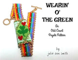 WEARIN' O' THE GREEN Slider Bracelet Pattern