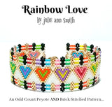 RAINBOW LOVE Bracelet Pattern