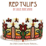 RED TULIPS Bracelet Pattern