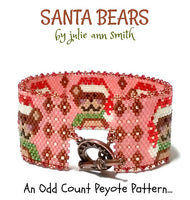 SANTA BEARS Bracelet Pattern