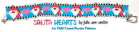 SANTA HEARTS Bracelet Pattern