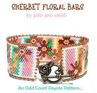 SHERBET FLORAL BARS Bracelet Pattern