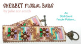 SHERBET FLORAL BARS Bracelet Pattern
