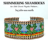 SHIMMERING SHAMROCKS Bracelet Pattern