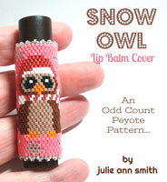 SNOW OWL Lip Balm Cover Pattern