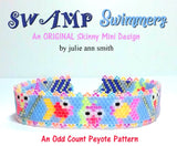 SWAMP SWIMMERS Skinny Mini Bracelet Pattern