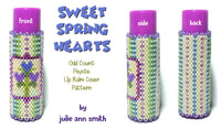 SWEET SPRING HEARTS Lip Balm Cover Pattern