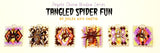 TANGLED SPIDER FUN Peyote Charm Windows Pattern