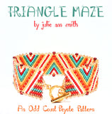 TRIANGLE MAZE Bracelet Pattern