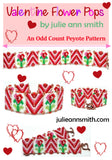 VALENTINE FLOWER POPS Bracelet Pattern