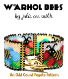 WARHOL BEES Bracelet Pattern