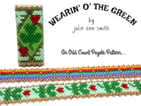 WEARIN' O' THE GREEN Slider Bracelet Pattern