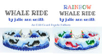 WHALE RIDE/RAINBOW WHALE RIDE Skinny Mini Bracelet Pattern