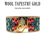 WOOL TAPESTRY GOLD Bracelet Pattern