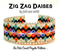 ZIG ZAG DAISIES Bracelet Pattern